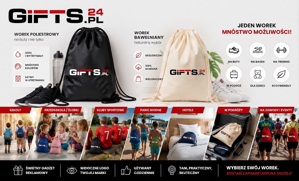 Dlaczego warto wybrać worek jako gadżet reklamowy?