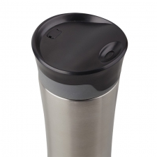 Kubek termiczny Telescope 430 ml, czarny/srebrny