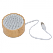 Bambusowy głośnik Bluetooth Soundy, brązowy