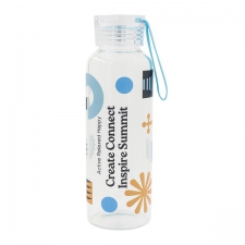 Butelka szklana Azure 500 ml, transparentny