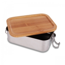 Stalowy lunch box 800 ml Somerton, srebrny - druga jakość