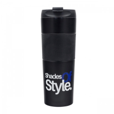 Kubek termiczny z french press Aspet 450 ml, czarny